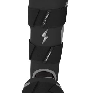 BRUCE BOLT Chrome Series Leg Guard - BLACK