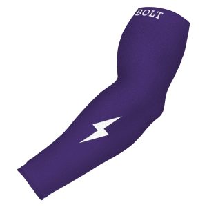 BRUCE BOLT Graduated Compression Premium Arm Sleeve - PURPLE