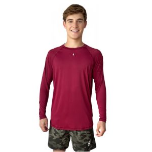 Performance Long Sleeve Shirt - Maroon