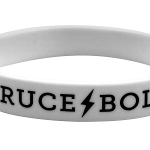 BRUCE BOLT Silicone Stretch Bracelet - White