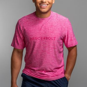 SuperSoft BRUCE BOLT Short Sleeve Shirt - Pink