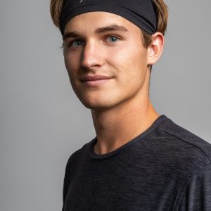 Knitted Performance Wide Headband - Black