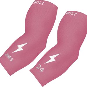 Personalized BRUCE BOLT Graduated Compression Premium 3/4 Arm Sleeve -  DUSTY PINK