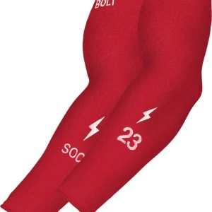 Personalized Graduated Compression Premium Arm Sleeve - Red