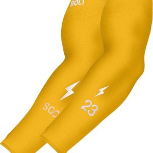 Personalized Graduated Compression Premium Arm Sleeve - Yellow
