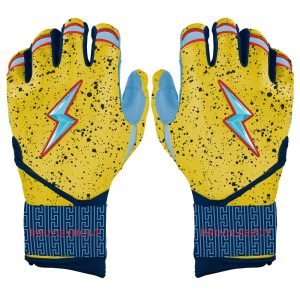 Lars Nootbaar Signature Series Long Cuff Batting Gloves - Yellow